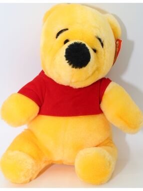 70s Walt Disney Productions World Disneyland 8" Winnie the Pooh Bear Plush Doll
